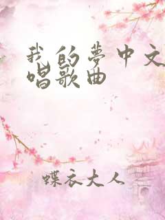 我的梦中文版原唱歌曲