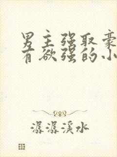 男主强取豪夺占有欲强的小说