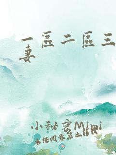 一区二区三 人妻