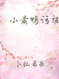 小黄鸭污视频