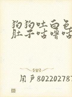 狗狗吐白色粘液肚子咕噜咕噜响