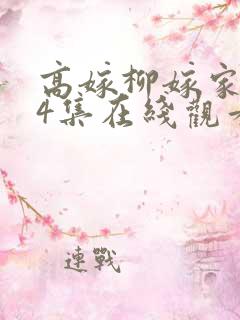 高嫁柳嫁家1到4集在线观看