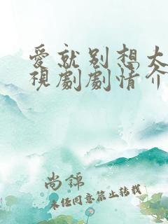 爱就别想太多电视剧剧情介绍