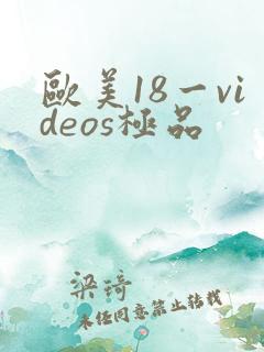 欧美18一videos极品