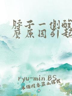 脖子一侧酸痛什么原因引起的