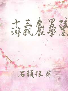 十三岁男孩沉迷游戏厌学怎么办