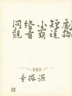 网络小短剧免费观看霸道总裁