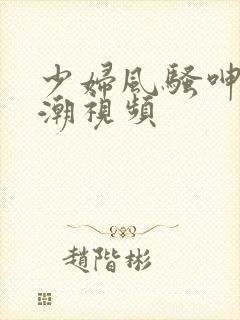 少妇风骚呻吟高潮视频