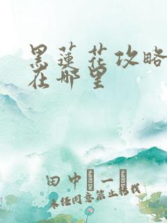 黑莲花攻略手册在哪里