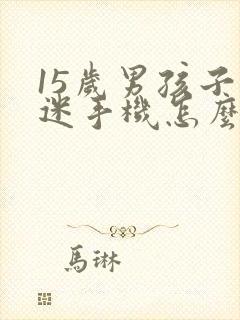 15岁男孩子沉迷手机怎么办
