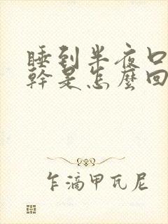 睡到半夜口苦口干是怎么回事