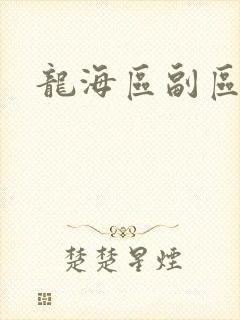 龙海区副区长