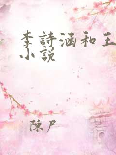 李诗涵和王渊的小说