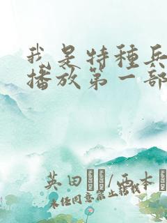 我是特种兵在线播放第一部