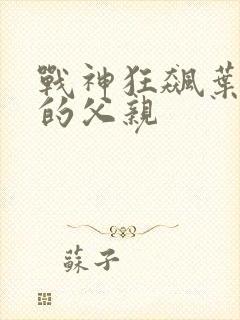 战神狂飙叶无缺的父亲