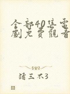 全部40集电视剧免费观看