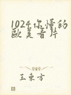 1024你懂的欧美看片