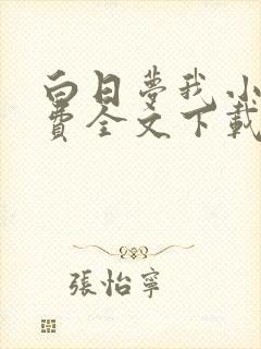 白日梦我小说免费全文下载