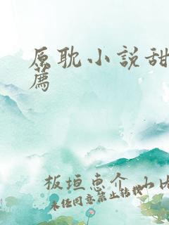 原耽小说甜文推荐
