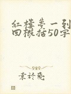 红楼梦一到三十回概括50字