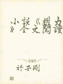 小说《权力之巅》全文阅读