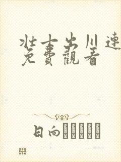 壮士出川连续剧免费观看