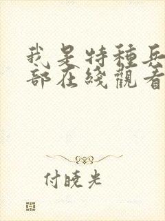我是特种兵第1部在线观看