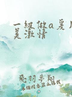 一级做a爰片欧美激情