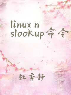 linux nslookup命令详解