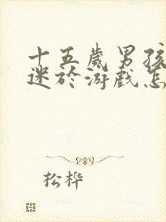十五岁男孩总沉迷于游戏怎么