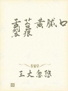 舌苔黄腻口臭有裂痕