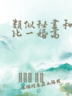 类似秘书和一婚比一婚高