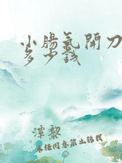 小肠气开刀大约多少钱