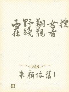 西野翔女搜查官在线观看