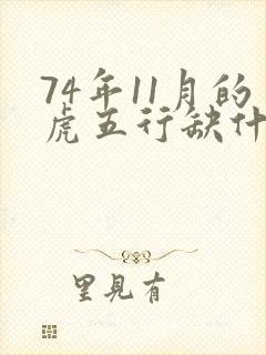 74年11月的虎五行缺什么