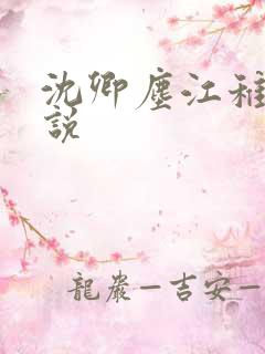 沈卿尘江稚的小说