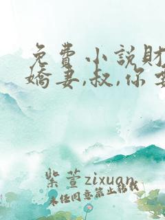 免费小说财阀小娇妻,叔,你要宠坏我