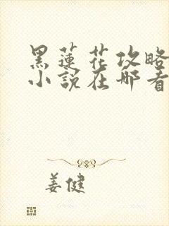 黑莲花攻略手册小说在哪看