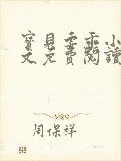 宝贝要乖小说全文免费阅读