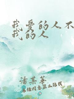 我爱的人不是爱我的人