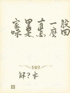 家里有一股尿骚味是怎么回事