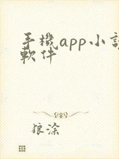 手机app小说软件