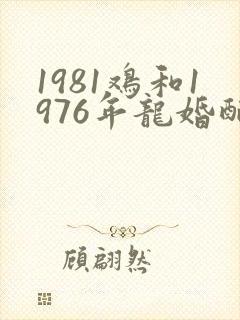 1981鸡和1976年龙婚配