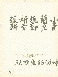张妍魏兰小说最新章节免费阅读