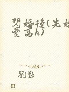 闪婚后(先婚后爱高h)