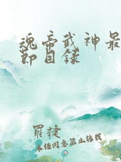 魂帝武神最新章节目录