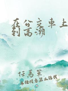 在公交车上被顶到高潮