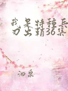 我是特种兵之利刃出鞘36集