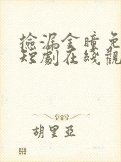 捡漏金瞳免费的短剧在线观看完整版