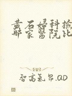 黄石妇科检查去哪家医院比较好